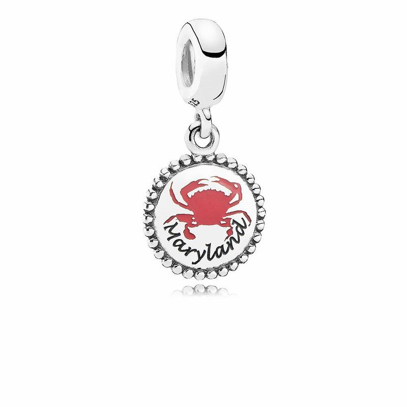 Pandora Australia Maryland Crab Dangle Charm - Sterling Silver | YFOVPU135